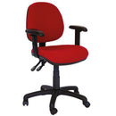 OPERATOR CHAIRS, Medium Back, With Height Adjustable Arms, Havana