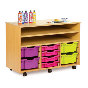 MOBILE UNITS, SHELF STORAGE UNIT, Beech