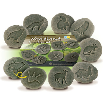 WOODLAND FOOTPRINTS, Age 2+, Set of 8