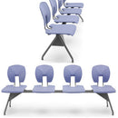 SE BEAM SEATING, CURVED BACK, 3 Seater - 1508mm width, Peat