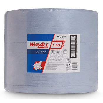 HEAVY DUTY BLUE WIPERS, WypAll(R) L30 Ultra+ Large Roll Wipers (7426), Kimberly-Clark, Roll