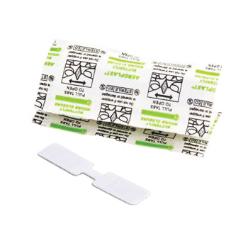 FIRST AID, PLASTERS, BUTTERFLY CLOSURE STRIPS, 45 x 10mm, Box of 10