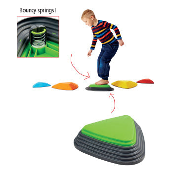 RIVER STONES BOUNCING SET, Age 2+, Set of 5