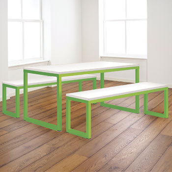 COLOUR FRAME DINING & BENCHES, STANDARD DINING & BENCHES, Size 3, Soft Blue