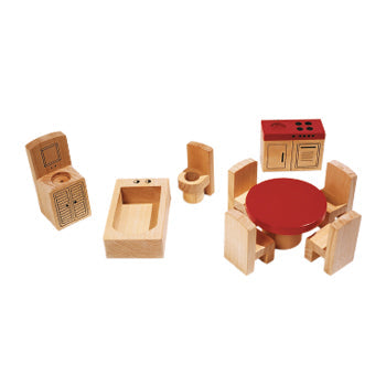 DOLLS' HOUSE FURNITURE, KITCHEN & BATHROOM, Age 2+, Each