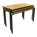 CRUSHBENT STACKING FRAME, RECTANGULAR, 1200 x 600mm, Sizemark 5 - 710mm height, Beech, ADVANCED MOULDS