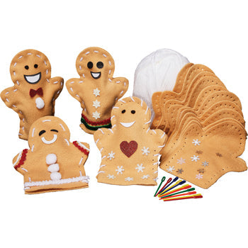 GINGERBREAD PUPPETS, Pack of 30