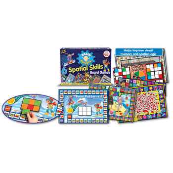 SMART KIDS, SPATIAL SKILLS BOARD GAMES, Set of 6