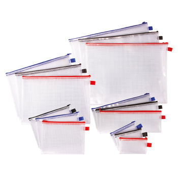 POLYPROPYLENE STORAGE, Reinforced Bags, A4+ (350 x 250mm), Pack of 12