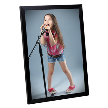 PICTURE FRAMES, ECONOMY FRAMES, Black, A4 with Strut & Hangers, Each