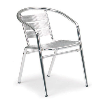 ALUMINIUM CAFE FURNITURE, SEATING, Armchair, 500 x 520 x 720mm height