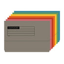 DOCUMENT WALLETS, FOOLSCAP, 250gsm, Blue, Box of 50