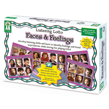 FACES & FEELINGS LISTENING LOTTO, Age 4+, Each