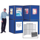 BUSYFOLD(R) FOLDING DISPLAY KITS, Light XL, 8 Panel Unit, With Grey Trim, Apple