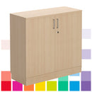 DOUBLE  DOOR CUPBOARD, 1200mm height, Beech, Smartbuy