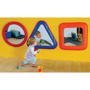 Play Equipment, SOFT MIRROR SHAPES, Age 0-3, Set of 3