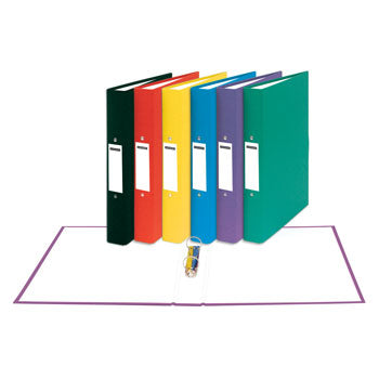 RING BINDERS, A4, 2 RING ('O' Shaped), Recycled Ring Binders, 25mm Capacity, Assorted, Box of 10