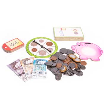 MONEY ACTIVITY SET, Set of 104 pieces