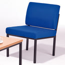 GENERAL SEATING, STEEL RECEPTION RANGE, Chairs, With Beech Arms, Blizzard