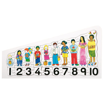 CHILDREN COUNTING PUZZLE, Age 3+, Set