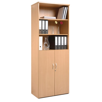 COMBINATION UNITS, 2140mm height with 5 shelves, White