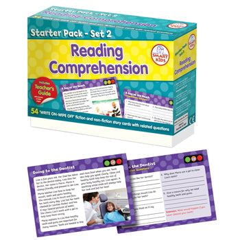 READING COMPREHENSION STARTER PACKS, Set 2, Set of 54