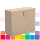 DOUBLE  DOOR CUPBOARD, 800mm height, Beech, Smartbuy