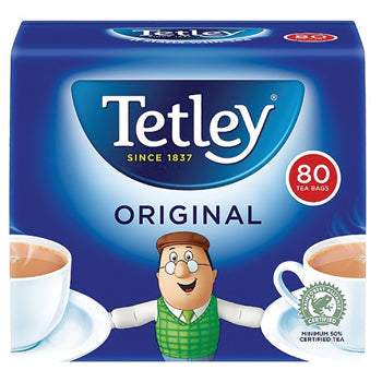 TEA, Tetley(R) Regular, Case of 6 x 80 bags