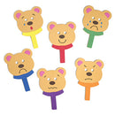 EMOTIONS BEAR MASKS, Age 3+, Set of 6