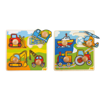 MY FIRST PEG PUZZLES, Transport, Age 2+, Set of 2