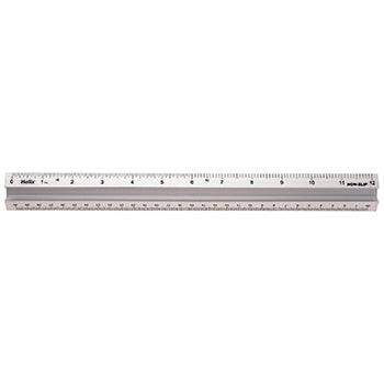 RULE, 300mm, Helix(R) Metal Safety, 30cm/12inches, Each