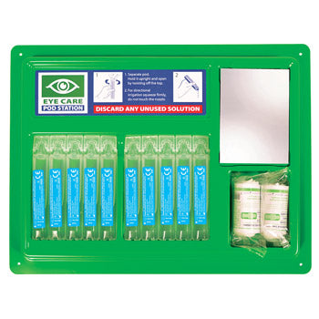 FIRST AID, EMERGENCY EYE WASH STATION, 250 x 320mm (h x w), Each