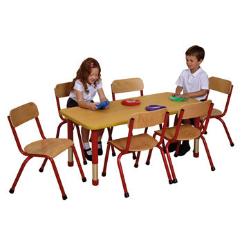 MILAN TABLES, Rectangular, 1500 x 600mm depth, Blue, Each