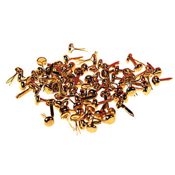 PAPER FASTENERS, Brass, Spear Pointed, 20mm, Box of 1000