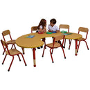 MILAN TABLES, Group, 1800 x 1200mm depth, Blue, Each