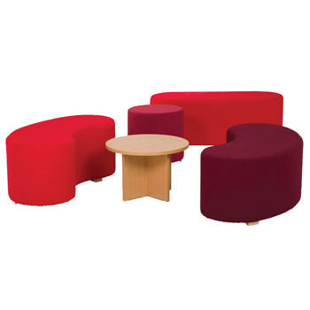 MODULAR SEATING, DRUM RANGE, Crescent, Honeymoon