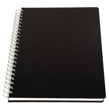 BOOK, WIDE SPIRAL BOUND, Euro Microline Cover, 160gsm, A4 Portrait, Each