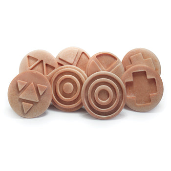 INTERLOCKING SENSORY STONES, Age 3+, Set of 8