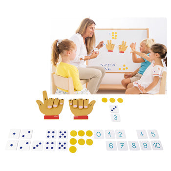 MAGNETIC COUNTING HANDS, Set