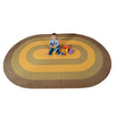 LEARNING RUGS, ECONOMY PILE RUGS, Oval Runway, 3000 x 2000mm, Each