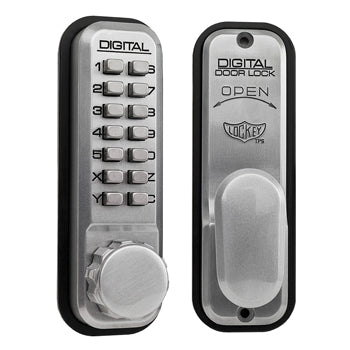 LOCKEY DIGITAL LOCKS, Mortice Latch Deadbolt, With Internal Handle, No Holdback, Type 2430, Each