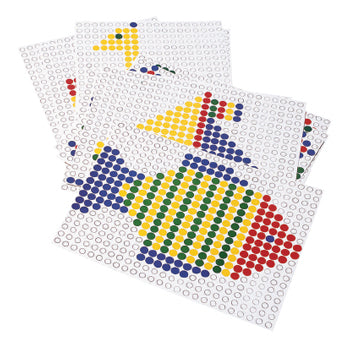 MOSAICOLOREDO, Extra Peg Boards, Age 3+, Set of 2