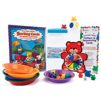 THREE BEAR FAMILY, Sort, Pattern and Play Activity Set, Age 3+, Set