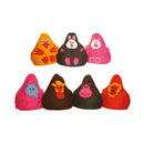 WOVEN FABRIC BEAN BAGS, BEAN BAGS, Animal Characters, Pig
