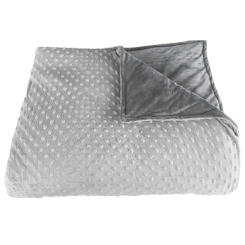 WEIGHTED BLANKET GREY/GREY, 900 x 1000mm, 3kg, Each