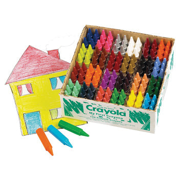 WAX CRAYONS, CRAYOLA, Crayola My First Chunky, Age 1+, Class Pack of 144