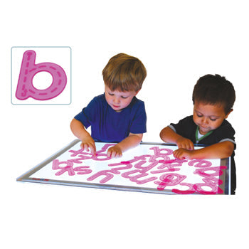 SILISHAPES(R) ALPHABET TRACE, Lower Case, Set of 26