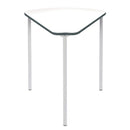 WHITEBOARD TABLES, SEGGA TABLE, 750 x 660mm (at widest point), Sizemark 5 - 710mm height