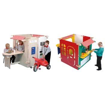 TWOEY TOYS, MAPLE EFFECT & COLOURED PLAY PANEL FURNITURE, One Stop Shop, For Ages 3+, Maple Effect