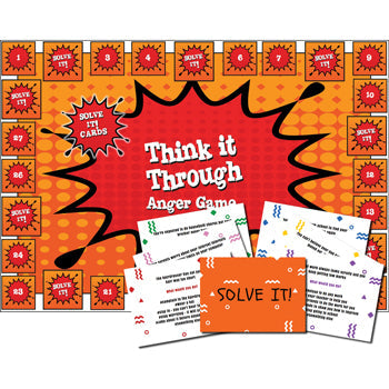 THINK IT THROUGH ANGER GAME, Ages 10-14, Set